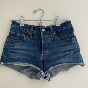 Levi’s High Waisted Jean Shorts